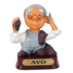 Miniatura Profissional Resina Avo  H  8 Cm