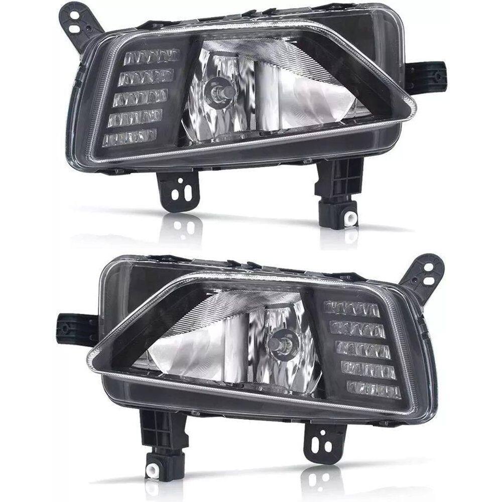 Kit Faróis Auxiliar Vw Novo Polo DRL LED H8/H11 2018 2019