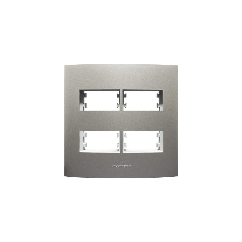 Placa 4X4 4 Módulos Inova Pro Class Titanium 85581 Alumbra