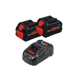 Kit 2 Bateria Procore 8A E Carregador Gal1880 18V 220V Bosch