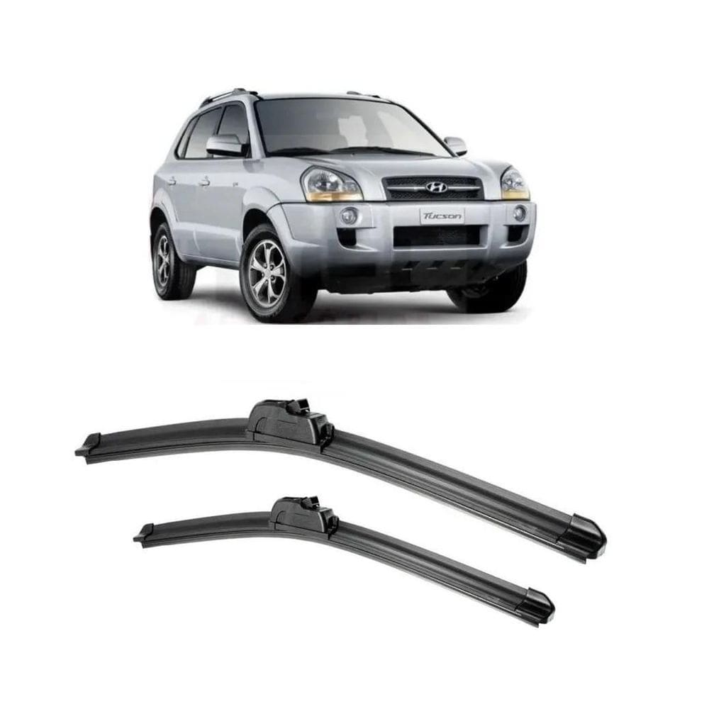 Kit Palheta Limpador Para-Brisa Dianteiro Tucson 2004 À 2016