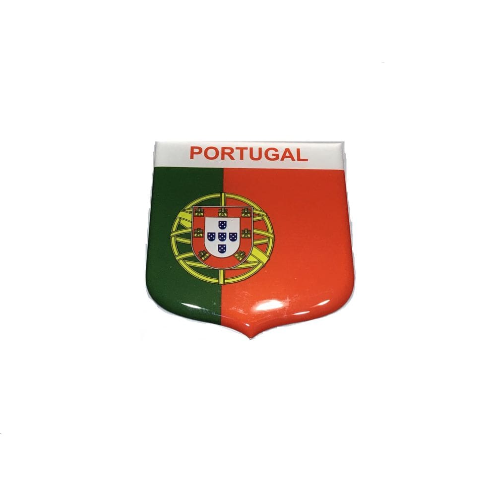 Adesivo resinado em Escudo da bandeira de Portugal