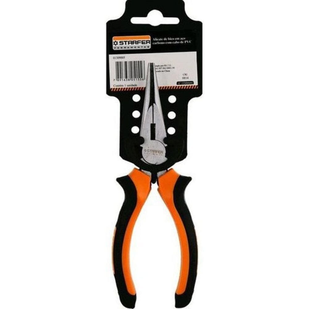 Alicate De Bico Meia Cana 6Pol  152Mm  Pvc Starfer