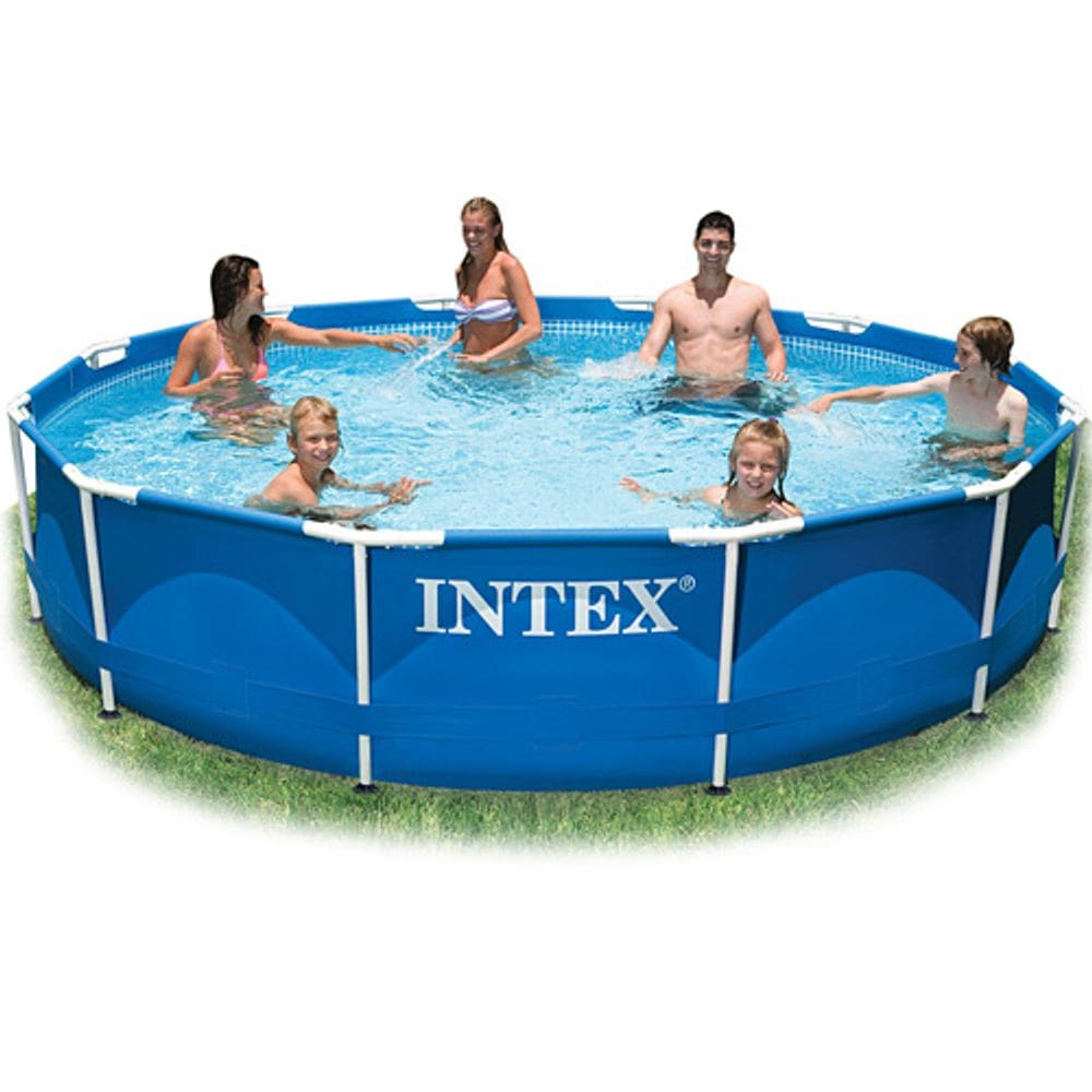 Piscina de Armação Intex 6.503L Estrutural Redonda Azul