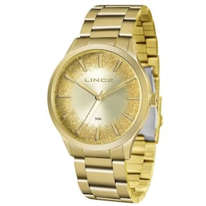 Relógio Lince Feminino LRG4593L Fashion Dourado