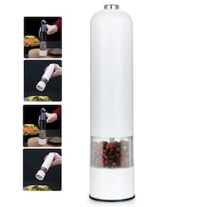Moedor Eletrico Tempero Pimenta Sal Condimento Cozinha Canela Cardamomo Automatico Triturador Preparo Receita Refeiçao