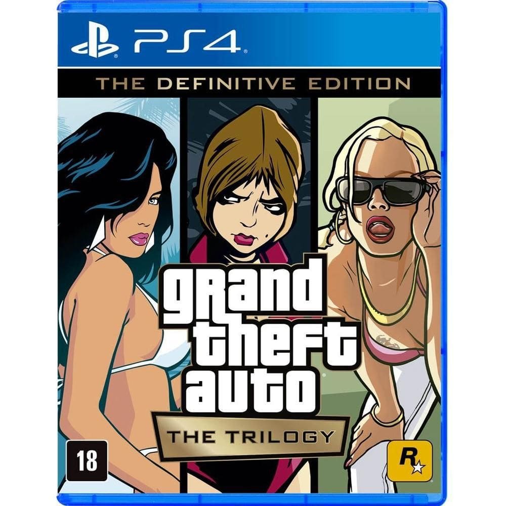 GTA Trilogy - Edição Definitiva - PS4 - Rockstar - 3 Jogos