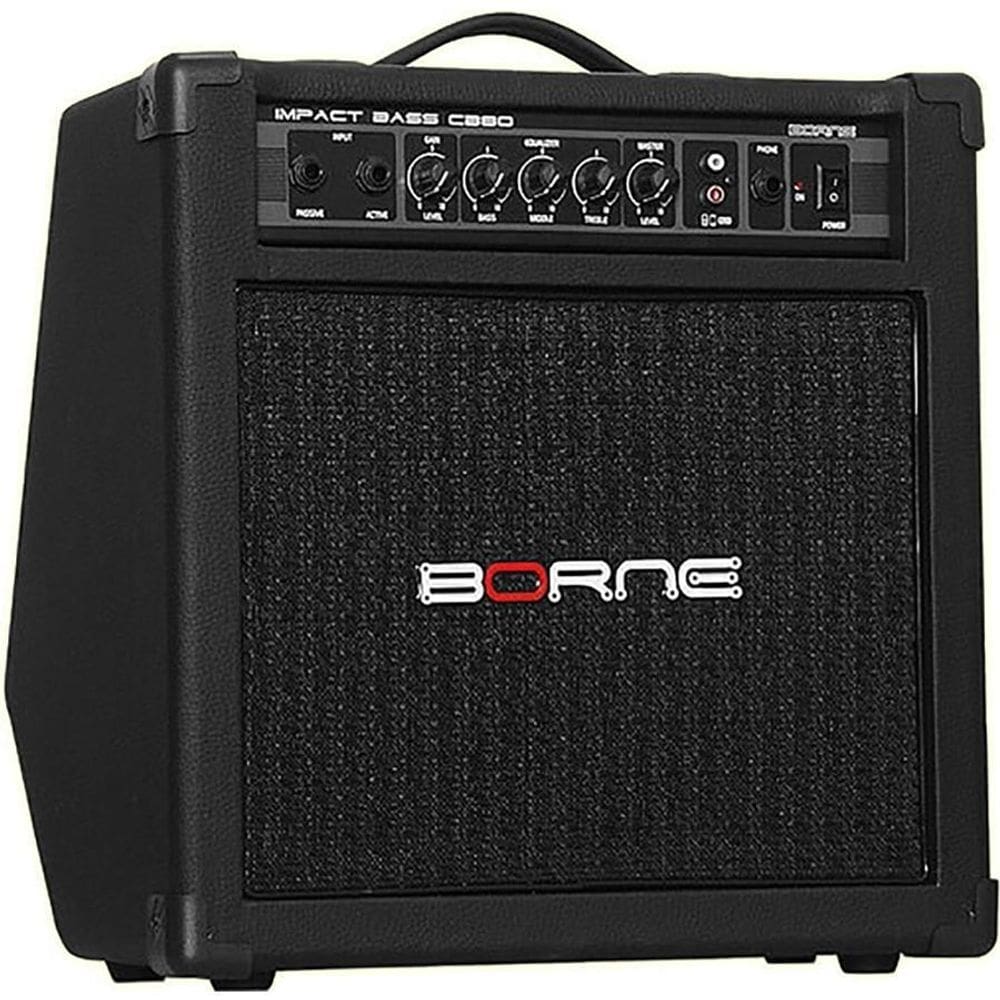 Amplificador Baixo Borne CB80 30W 8 Preto