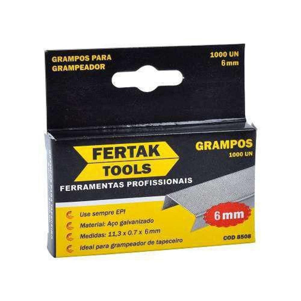 10 Mil Grampos Grampeador 11,3X0,7Mm 06Mm Fertak - Cod 8506