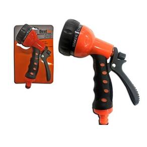 Esguicho Jato Múltiplo 7 Funções Laranja/Preto 20cm