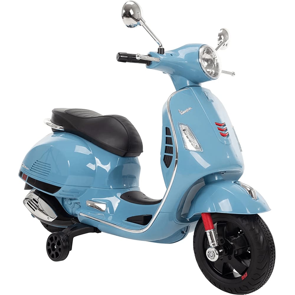 Moto Infantil Scooter Bandeirante Vespa GTS Eletrica 12V Azul