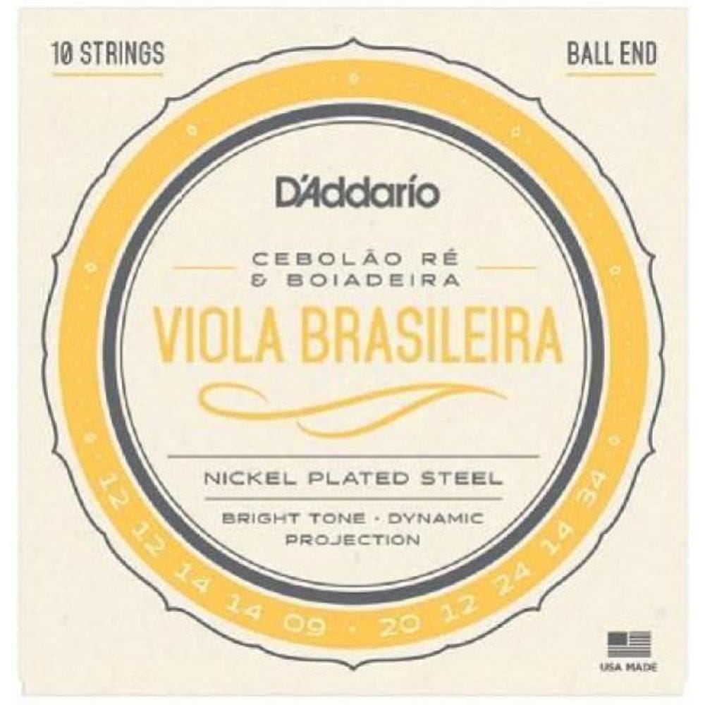 Encordoamento para viola brasileira ej82a