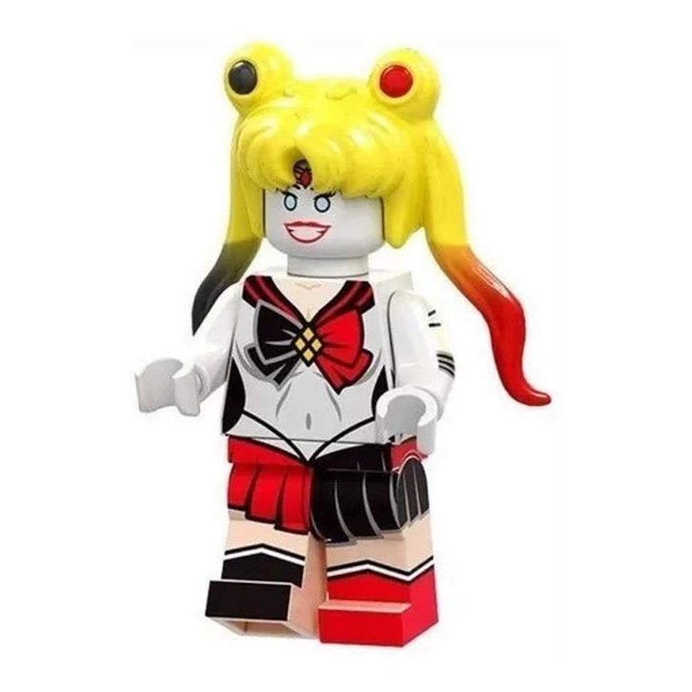 Boneco Blocos De Montar Sailor Moon Zombie Zumbi