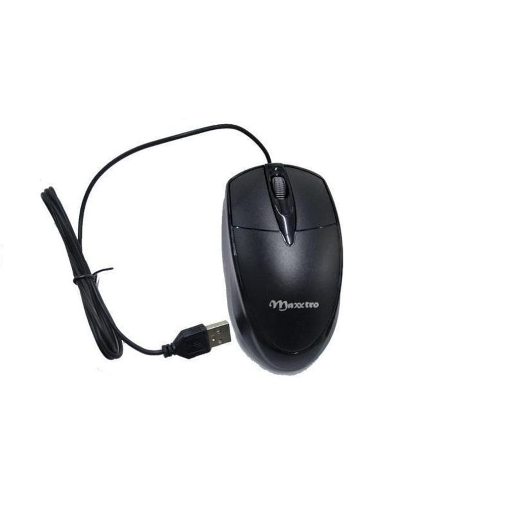 Mouse Usb Ml-01 Maxxtro Preto
