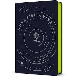 Livro Nova Bíblia Viva Estudo, Leitura E Compreensão Moderna