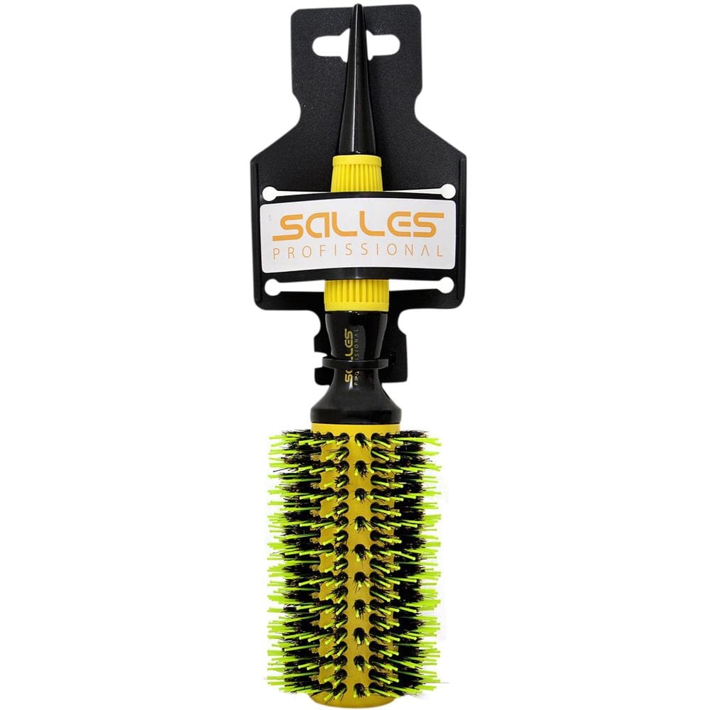 Escova De Cabelo Cerâmica Cerdas De Javali E Nylon 34Mm Nº04
