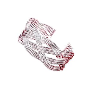 Pulseira Bracelete Prata 925 - Caixa Presente - 7cm