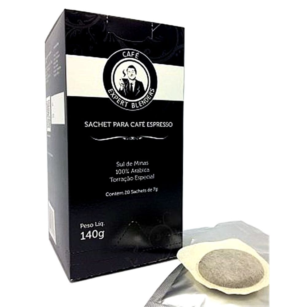 Café em Sachet para Espresso - Expert Blenders 140g - 20 un.