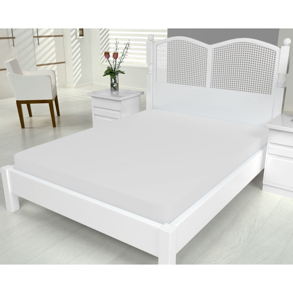 Lençol Micropercal King 01 Peça Branco