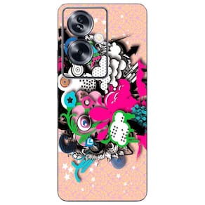 Capa Adesivo Skin104 Verso Para OPPO A79 5G