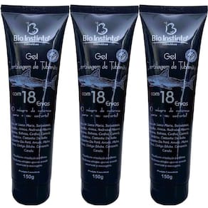 Kit Com 3 Gel Cartilagem De Tubarão Com 18 Ervas 150G