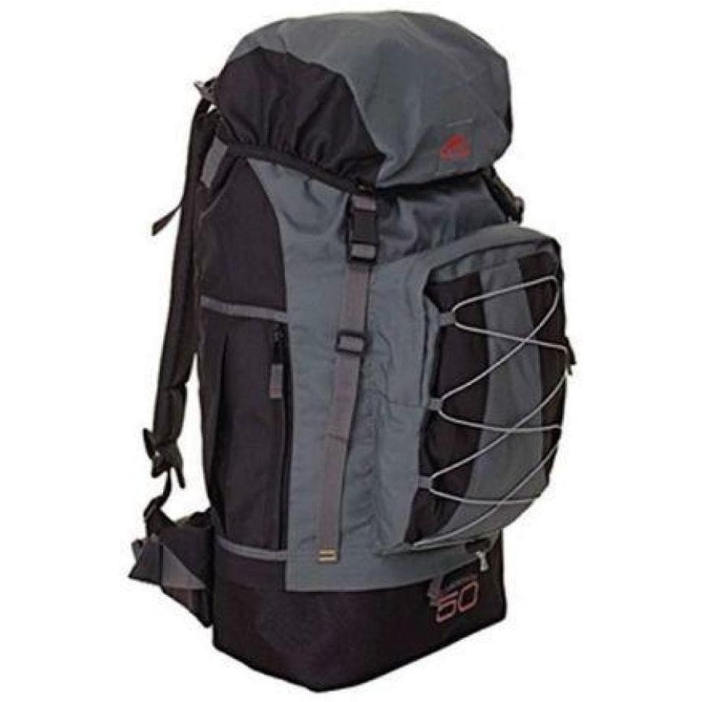Mochila Trilhas E Rumos 50 Lts Cinza Com Preto