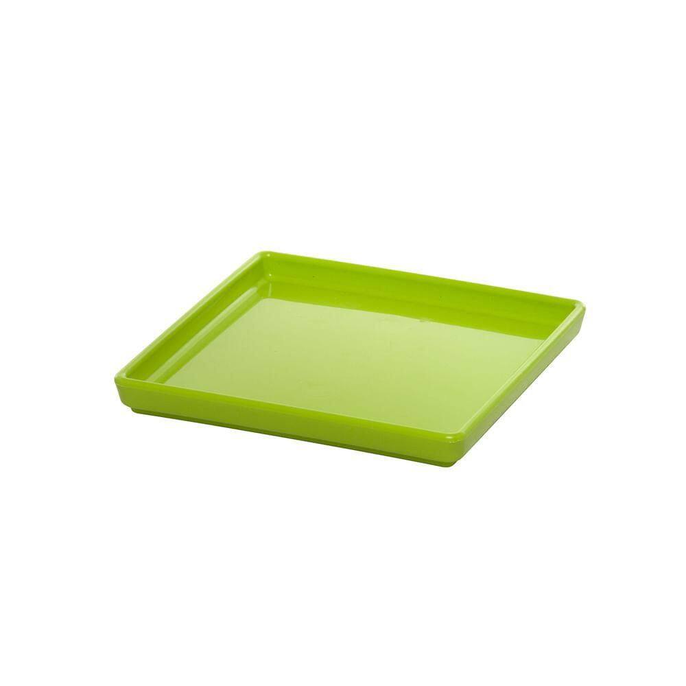 Prato Square Vemplast 13,5X13,5 Polipropileno Verde