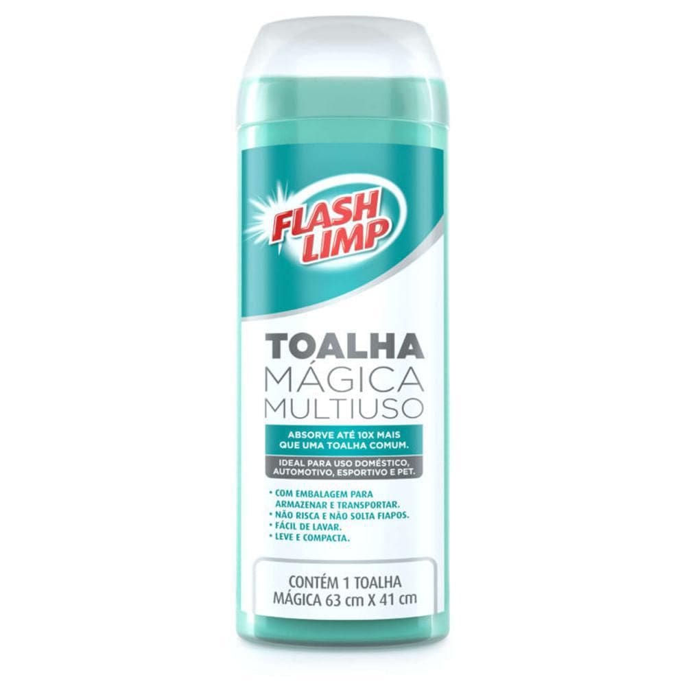 Toalha Mágica Multiuso Flashlimp