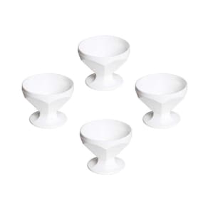 Conjunto De Taça De Sobremesa Caribe 150Ml 4Un Branco