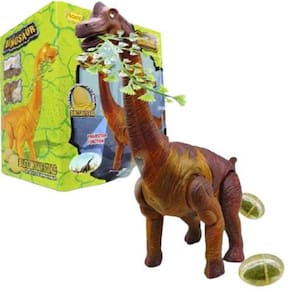 Dinossauro Eletrônico Bota Ovos com Luz e Som 43cm - Inmetro