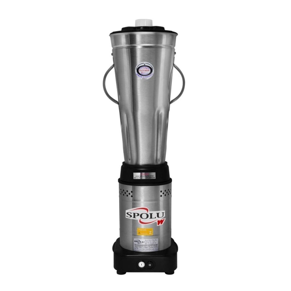 Liquidificador Industrial Baixa Rotação Spolu Inox 8 Litros Bivolt SPL-051W