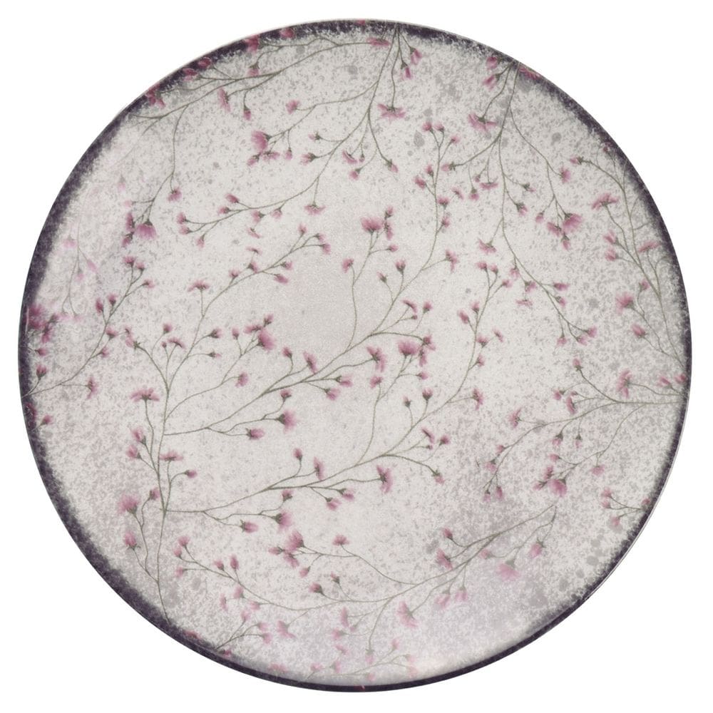 Prato Sobremesa de Porcelana Decorada Floralis 19cm 1un - Tramontina 96580/081