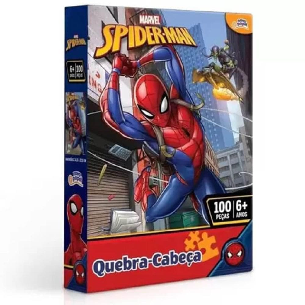 Quebra Cabeça 100 Peças Homem Aranha 8013 - Toyster