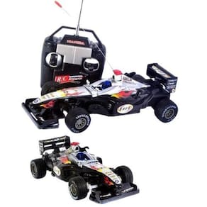 Carrinho Carro Controle Remoto Formula 1 F1 Corrida Preto