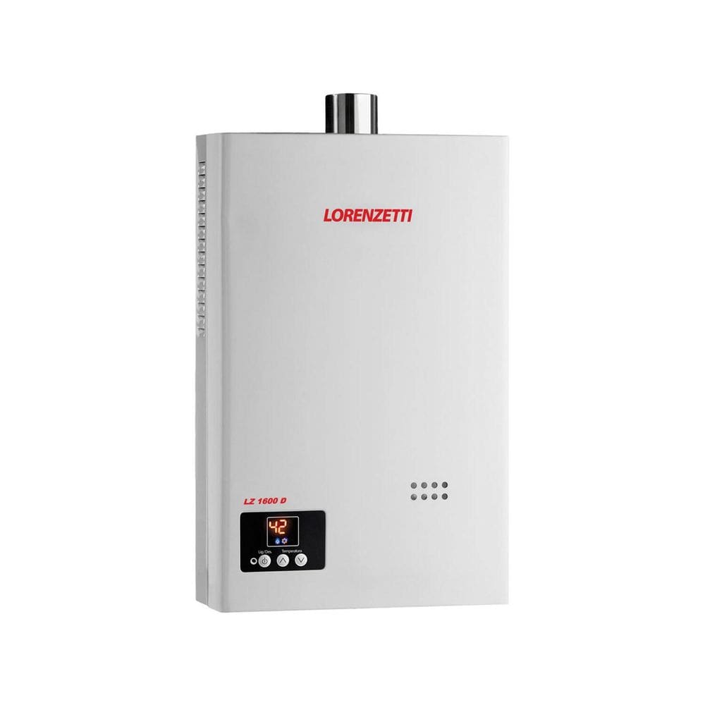 Aquecedor De Água A Gás Lorenzetti Lz 1600D Digital Gn