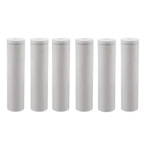 Kit 6 Refil Filtro Agua Polipropileno Bbi Pp10 Filtro Caixa