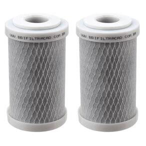 Kit 2 Unidades Refil Filtro Carbon Block 5 X 25 125