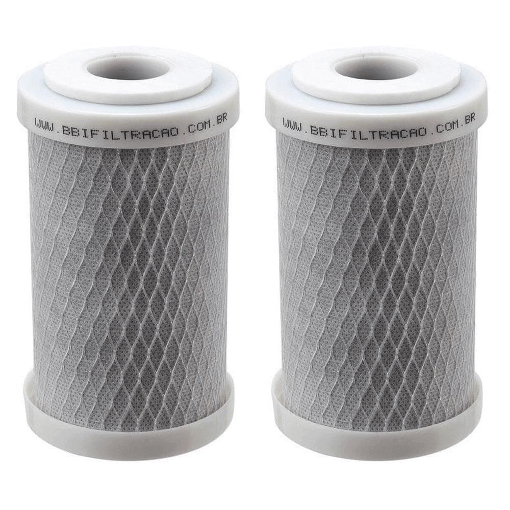 Kit 2 Unidades Refil Filtro Carbon Block 5 X 25 125