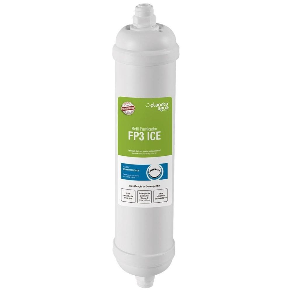 Kit 2 Refil Filtro Externo Planeta Água Fp3 Ice Geladeira