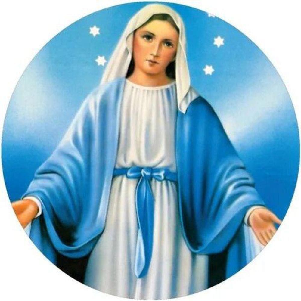 Capa de Estepe Ecosport Aircross Nossa Senhora Fundo Azul
