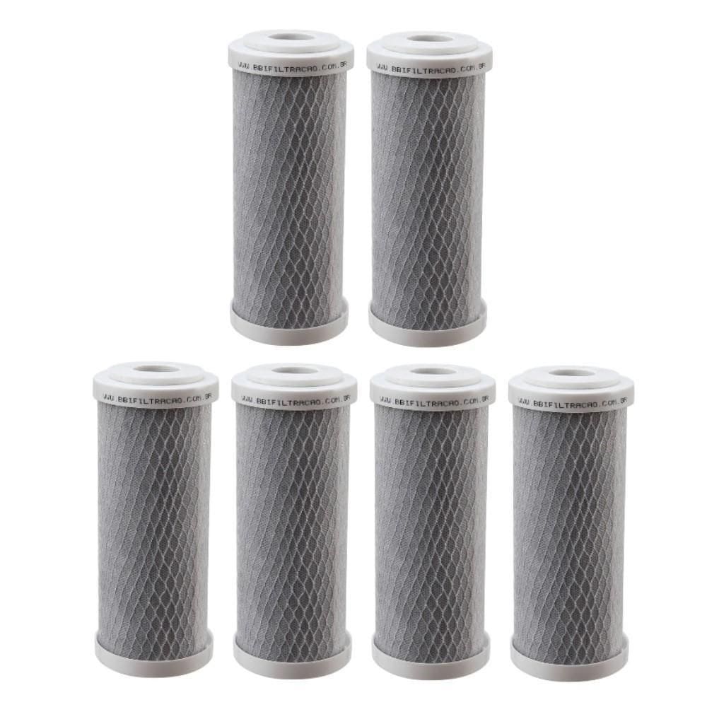 Kit 6 Refil Filtro 7 Pol Carbon Block Carvão Ativado Bbi
