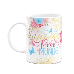 Caneca Floral Professor - Feliz dia do professor