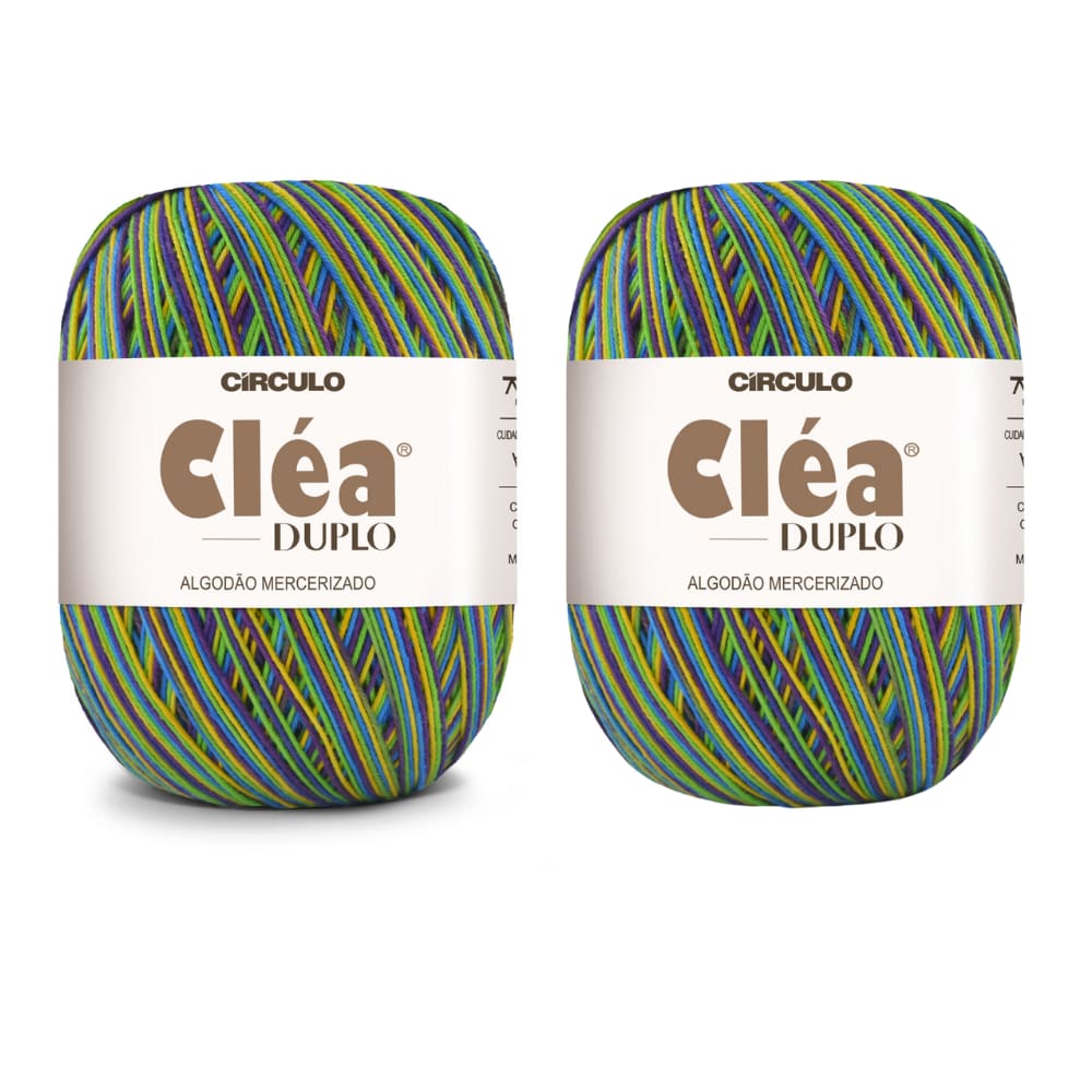 2 Fios Circulo Cléa Duplo 8/4 Com 100g Croche - Cor 9921 - 9784 - Filé