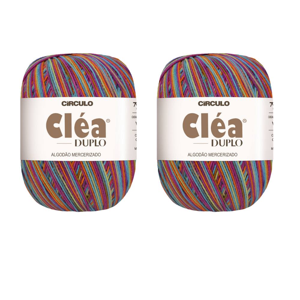 2 Fios Circulo Cléa Duplo 8/4 Com 100g Croche - Cor 9278 - Lhama