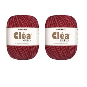 2 Fios Circulo Cléa Duplo 8/4 Com 100g Croche - Cor 9153# - Cabaré
