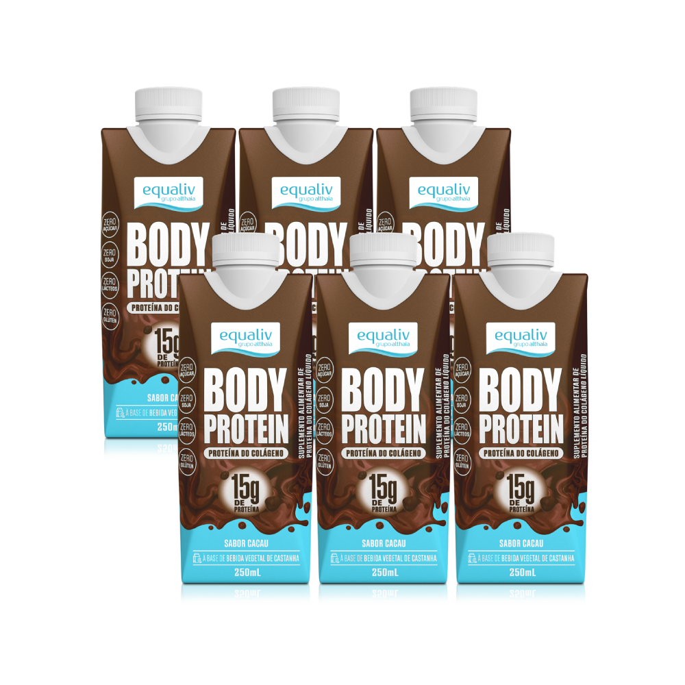 Body Protein Cacau – 250ml 6 un