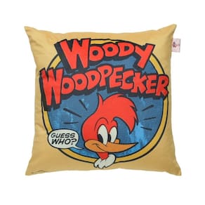 Capa Almofada Poliester UVL Pica Pau Guess Who 45X45CM