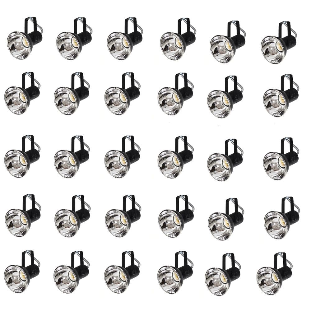 Kit 30 Spot Trilho Perfilado Eletro calha Par20 Bulbo OL5