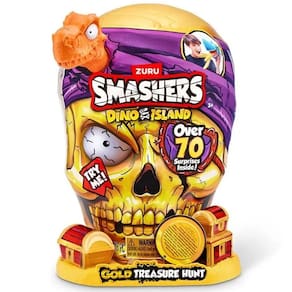 Smashers Dino ISLAND GOLD Treasure HUNT Series 1 FUN Laranja F0171-2