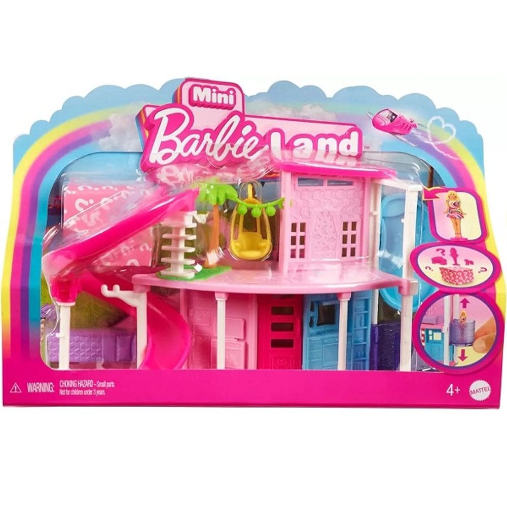 Barbie LAND Mini Casa de Boneca Mattel HYF44 Casa Rosa